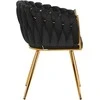 Activeshop Fotelis 4Rico QS-GW06G Velvet Juodas