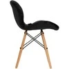 Activeshop Kėdė 4Rico QS-186 Scandi Velvet Juodas