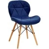 Activeshop Kėdė 4Rico QS-186 Scandi Velvet Mėlyna
