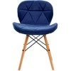 Activeshop Kėdė 4Rico QS-186 Scandi Velvet Mėlyna