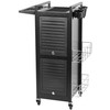 Activeshop Kirpėjo vežimėlis GABBIANO HAIRDRESSER HELPER DELUXE Juodas