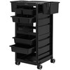 Activeshop Kirpėjo vežimėlis GABBIANO HAIRDRESSER HELPER 68A Juodas