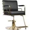 Activeshop Kirpyklos kėdė GABBIANO HAIRDRESSING CHAIR PRATO GOLD Juodas