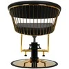 Activeshop Kirpyklos kėdė GABBIANO HAIRDRESSING CHAIR LILLE GOLD Juodas