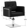 Activeshop Kirpyklos kėdė GABBIANO PROFESSIONAL HAIRDRESSING CHAIR BERGAMO Juodas