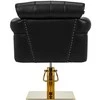 Activeshop Kirpyklos kėdė GABBIANO PROFESSIONAL HAIRDRESSING CHAIR BERLIN GOLD Juodas