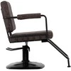Activeshop Kirpyklos kėdė Gabbiano Professional Hairdressing Chair Katania Loft Old Leather Dark Brown