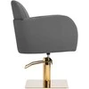 Activeshop Kirpyklos kėdė GABBIANO PROFESSIONAL HAIRDRESSING CHAIR MALAGA GOLD Pilkas