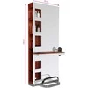 Activeshop Kirpyklos konsolė su veidrodžiu Gabbiano B058 Cherry