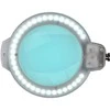 Activeshop Kosmetologinė LED lempa su lupa GLOW 5D/6 8W (juodos spalvos, tvirtinama prie stalo)