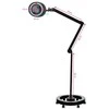 Activeshop Kosmetologinė lempa LED su lupa ir stovu ELEGANTE 60LED 5D 6W Juodas