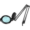 Activeshop Kosmetologinė lempa LED su lupa ir stovu GLOW MOONLIGHT 5D/6 10W Juodas