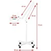Activeshop Kosmetologinė lempa LED su lupa ir stovu 5D 12W