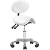 Activeshop Kosmetologinė meistro kėdutė COSMETIC STOOL GIOVANNI Baltas