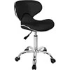 Activeshop Kosmetologinė meistro kėdutė Gabbiano Q-4599 Juodas