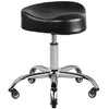 Activeshop Kosmetologinė meistro kėdutė GABBIANO HAIRDRESSER CHAIR Juodas