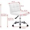 Activeshop Kosmetologinė meistro kėdutė COSMETIC CHAIR Baltas