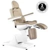 Activeshop Kosmetologinis krėslas AZZURRO 870 PEDI ELECTRIC 3 MOTOR Cappuccino