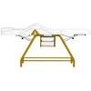 Activeshop Kosmetologinis krėslas BEAUTY CHAIR 557G MODEL GOLD Baltas