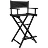Activeshop Makiažo kėdė MAKE-UP CHAIR ALU Juodas