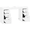 Activeshop Manikiūro stalas su dulkių surinkėju COSMETIC DESK 314 Baltas