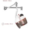 Activeshop Stacionarus plaukų džiovintuvas Gabbiano DII-301W 2 Speed Juodas