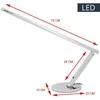 Activeshop Stalinė lempa LED 8W ALUMINUM Sidabrinis