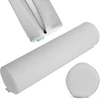 Apvali masažo pagalvėlė Habys Satin Comfort 15×60 cm, šviesiai pilka