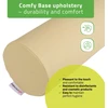 Aveno Life Apvali masažo pagalvė Comfy Base 12×60 cm, smėlio spalvos