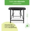 Aveno Life Sulankstomas masažo stalas Rico 60 cm Comfy Base juodas