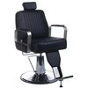 Beauty System Kirpyklos kėdė PROFESSIONAL BARBER CHAIR HOMER Juodas