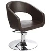 Beauty System Kirpyklos kėdė PROFESSIONAL HAIRDRESSING CHAIR PAOLO BROWN