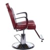 Beauty System Kirpyklos kėdė PROFESSIONAL BARBER CHAIR OLAF CHERRY