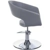 Beauty System Kirpyklos kėdė PROFESSIONAL HAIRDRESSING CHAIR PAOLO LIGHT Pilkas