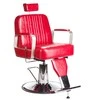 Beauty System Kirpyklos kėdė PROFESSIONAL BARBER CHAIR HOMER Raudonas