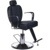 Beauty System Kirpyklos kėdė PROFESSIONAL BARBER CHAIR OLAF Juodas