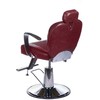 Beauty System Kirpyklos kėdė PROFESSIONAL BARBER CHAIR OLAF CHERRY