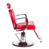 Beauty System Kirpyklos kėdė PROFESSIONAL BARBER CHAIR OLAF Raudonas