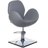 Beauty System Kirpyklos kėdė PROFESSIONAL HAIRDRESSING CHAIR ALTO AMSTERDAM Pilkas