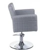 Beauty System Kirpyklos kėdė PROFESSIONAL HAIRDRESSING CHAIR ERNESTO ANKARA LIGHT Pilkas
