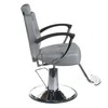 Beauty System Kirpyklos kėdė PROFESSIONAL BARBER CHAIR HEKTOR BRUSSEL LIGHT Pilkas