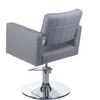 Beauty System Kirpyklos kėdė PROFESSIONAL HAIRDRESSING CHAIR ERNESTO ANKARA LIGHT Pilkas