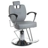 Beauty System Kirpyklos kėdė PROFESSIONAL BARBER CHAIR HEKTOR BRUSSEL LIGHT Pilkas