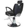Beauty System Kirpyklos kėdė PROFESSIONAL BARBER CHAIR HEKTOR BRUSSEL Juodas