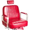 Beauty System Kirpyklos kėdė PROFESSIONAL BARBER CHAIR HOMER Raudonas