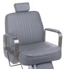 Beauty System Kirpyklos kėdė PROFESSIONAL BARBER CHAIR HOMER LIGHT Pilkas
