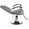 Beauty System Kirpyklos kėdė PROFESSIONAL BARBER CHAIR HEKTOR BRUSSEL LIGHT Pilkas