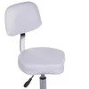 Beauty System Kosmetologinė meistro kėdutė COSMETIC BEAUTY STOOL PRACTIC SHAPE Baltas