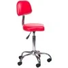 Beauty System Kosmetologinė meistro kėdutė COSMETIC BEAUTY STOOL PRACTIC SHAPE Raudonas