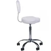 Beauty System Kosmetologinė meistro kėdutė COSMETIC BEAUTY STOOL PRACTIC SHAPE Baltas